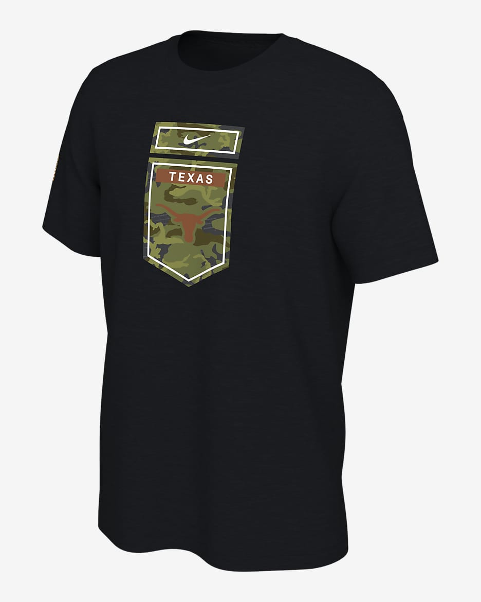 Nike College (Texas) Men's T-Shirt - Black