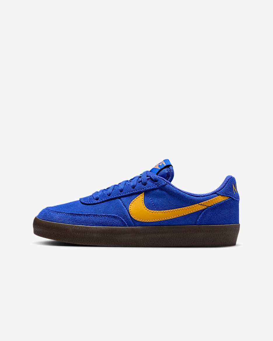 Tenis para niños grandes Nike Killshot 2 - Azul carrera/Polvo fotón/Oro metalizado/Oro universitario