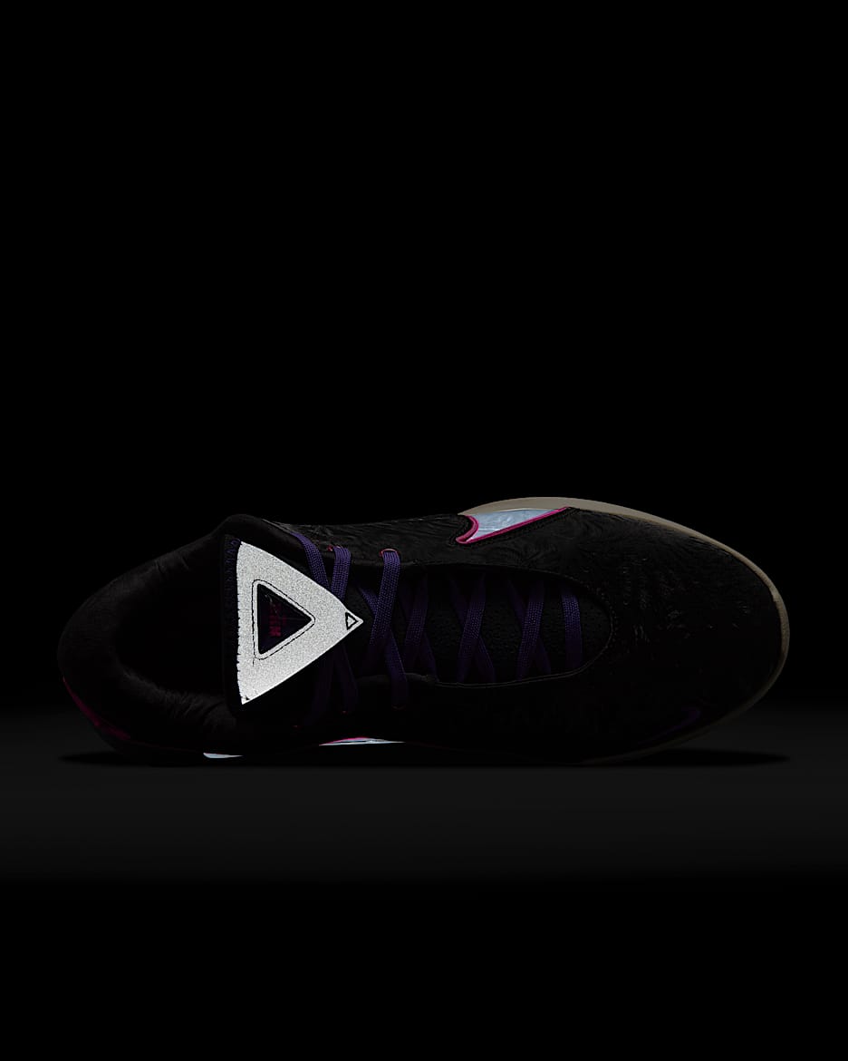 LeBron XXII "Tunnel Vision" EP Basketball Shoes - Black/Dark Grey/Field Purple/Laser Fuchsia