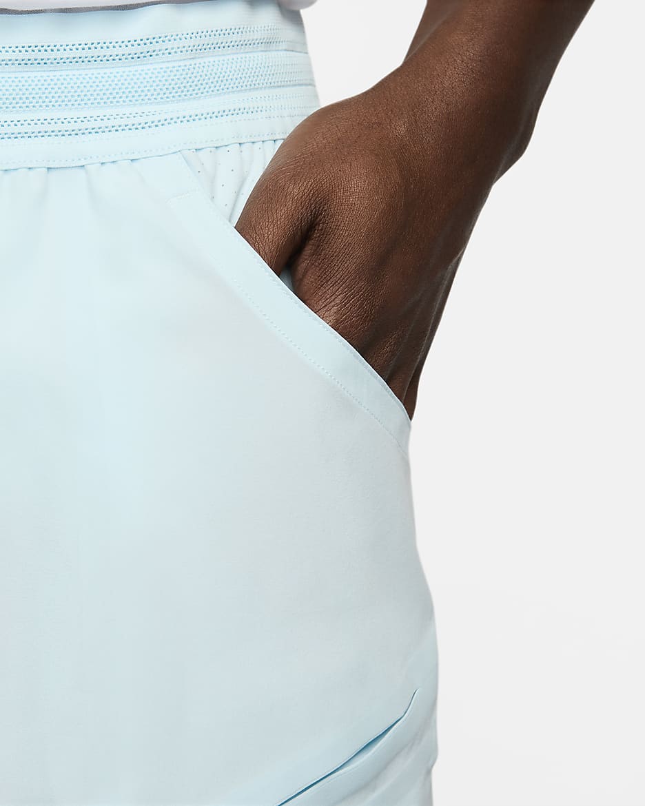 Rafa Men's Nike Dri-FIT ADV 7" Tennis Shorts - Glacier Blue/Black