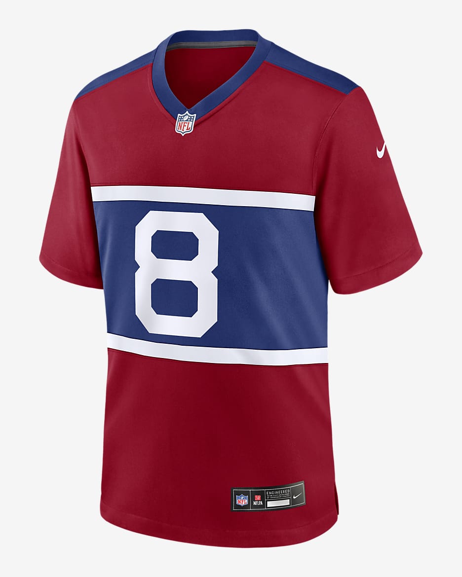 Daniel Jones New York Giants Men's Nike NFL Game Jersey - Red