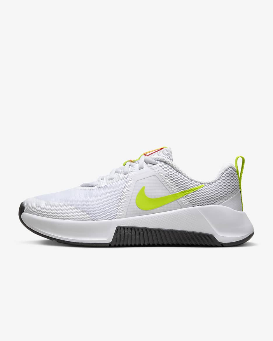 Nike MC Trainer 3 Women's Workout Shoes - White/Hot Punch/Black/Cyber