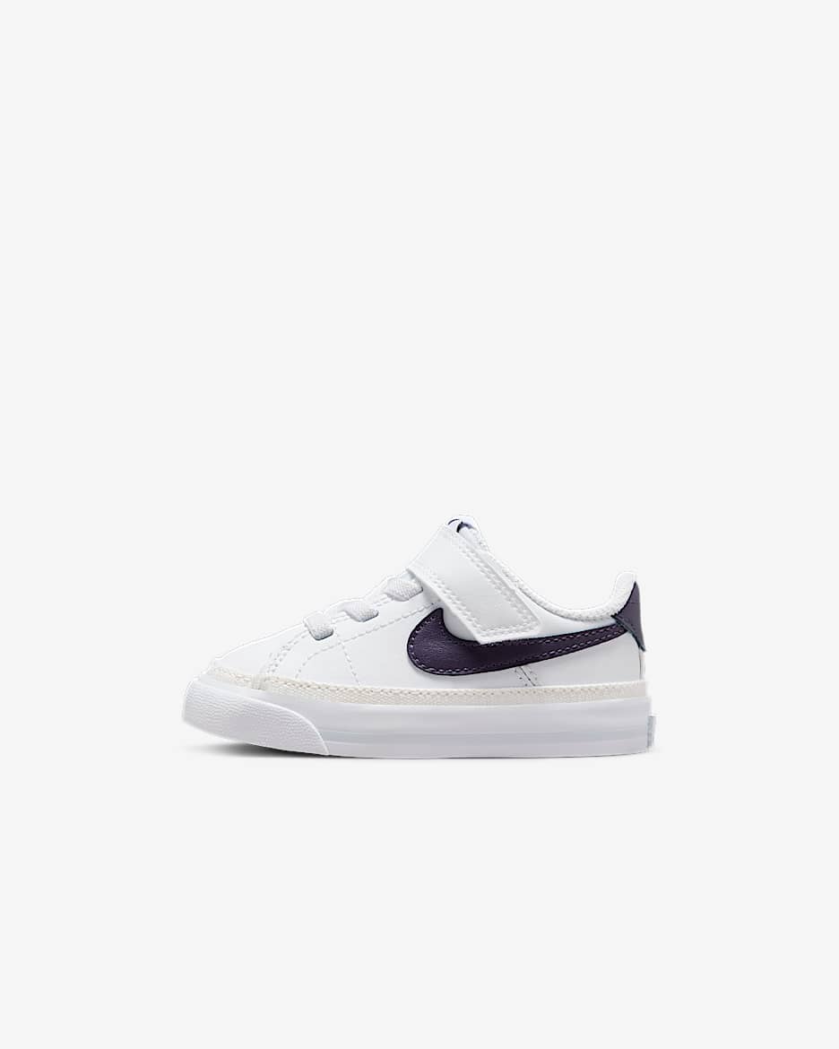 Tenis para bebé e infantiles Nike Court Legacy - Blanco/Gris fútbol/Pasa oscuro