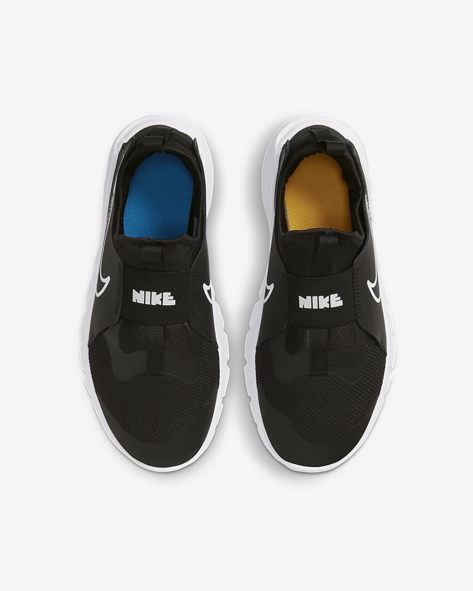 Tenis de correr en carretera para niños grandes Nike Flex Runner 2 - Negro/Azul foto/Oro universitario/Blanco