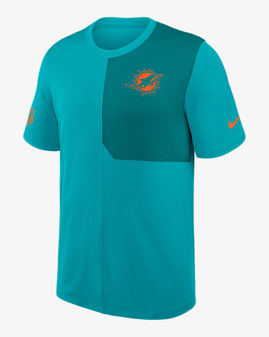 Miami Dolphins Sideline Coach Men's Nike Dri-FIT NFL Top - Green