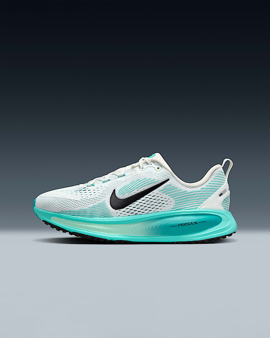 Nike Vomero 18 Big Kids' Road Running Shoes - Summit White/Dusty Cactus/Geode Teal/Black