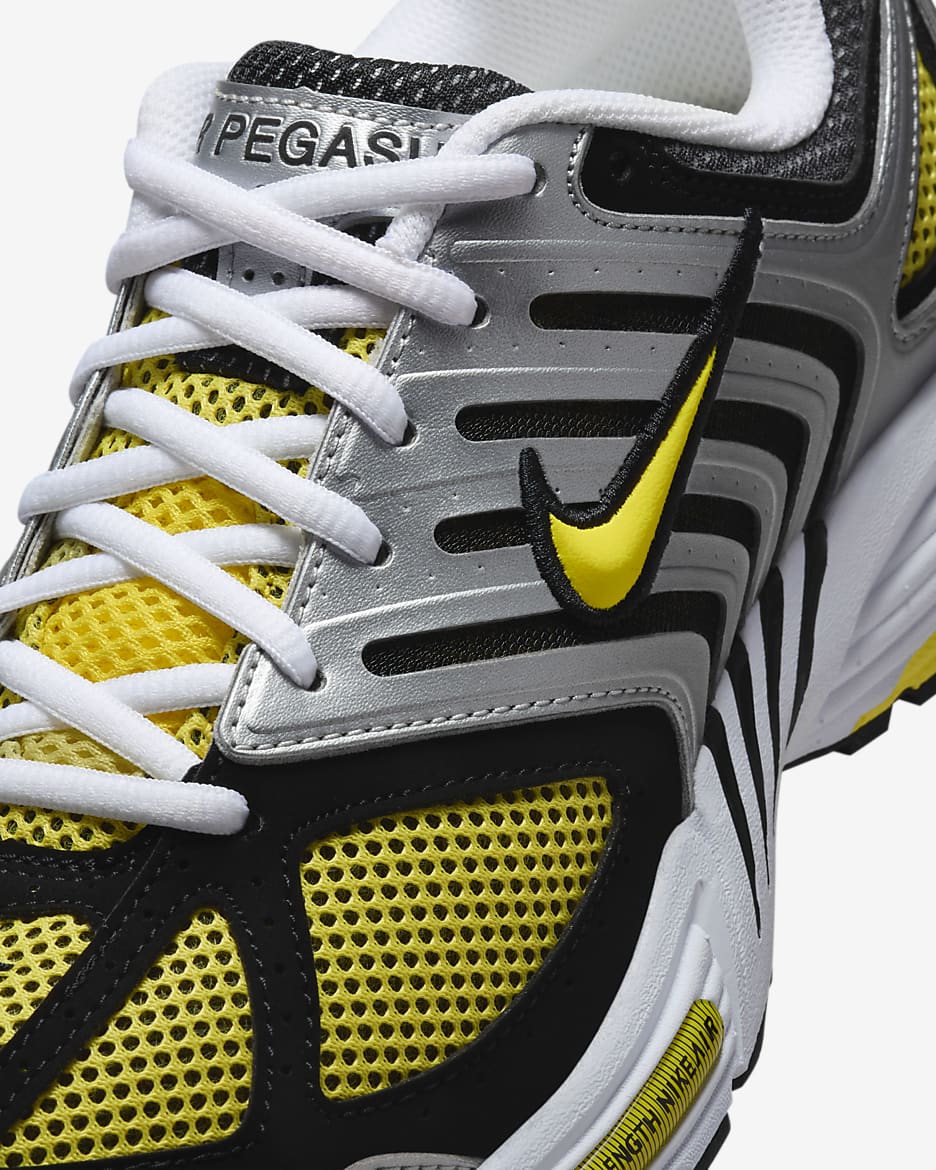 Nike Air Pegasus 2005 Women's Shoes - White/Metallic Silver/Black/Opti Yellow