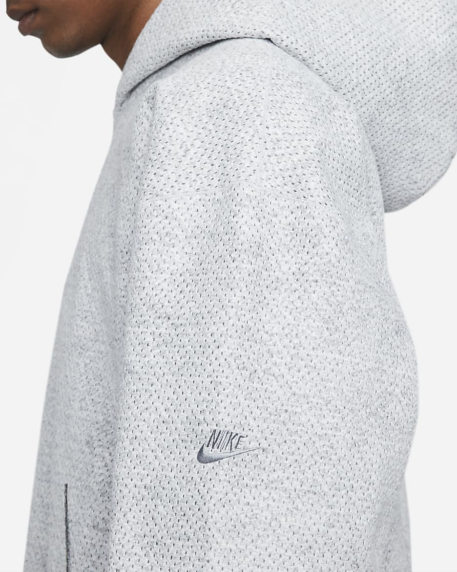 Nike Forward Hoodie Men's Pullover Hoodie - Smoke Grey/Smoke Grey/Light Smoke Grey/Cool Grey