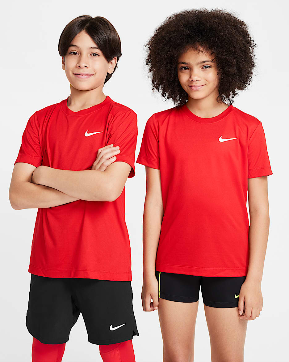 Playera Dri-FIT para niños talla grande Nike Legend - Rojo universitario