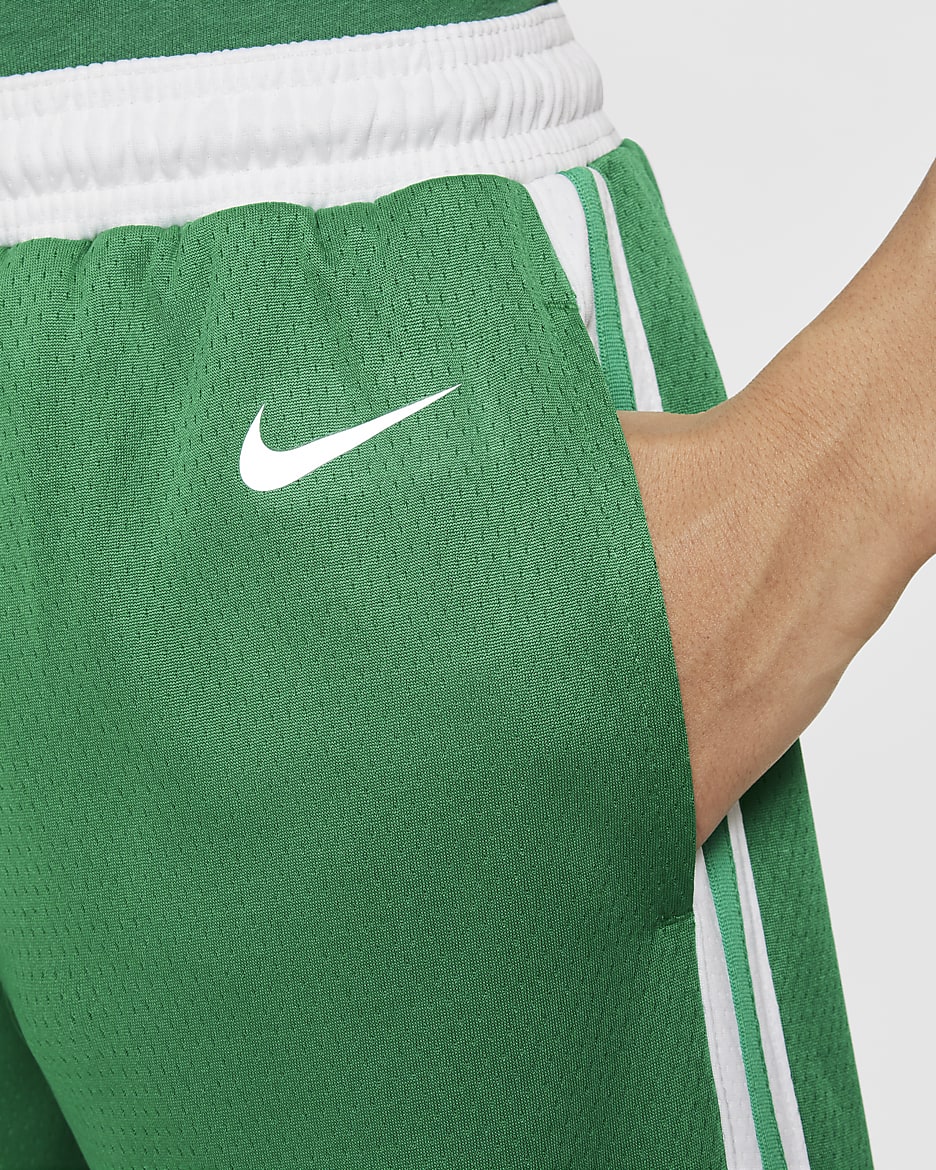 Boston Celtics 2023/24 Icon Edition Pantalón corto Nike NBA Swingman - Niño - Clover