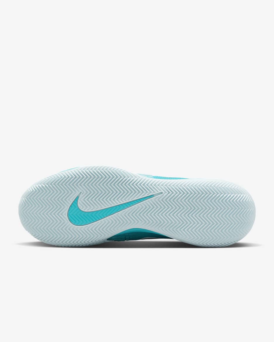 Chaussure de tennis pour terre battue NikeCourt Air Zoom Vapor Cage 4 Rafa pour Homme - Dusty Cactus/Glacier Blue/Blanc