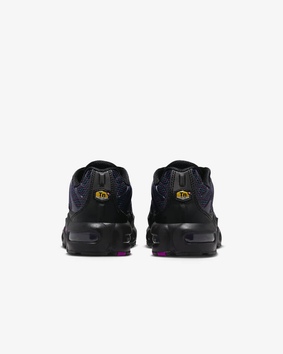 Nike Air Max Plus Older Kids' Shoes - Black/Baltic Blue/Vivid Purple