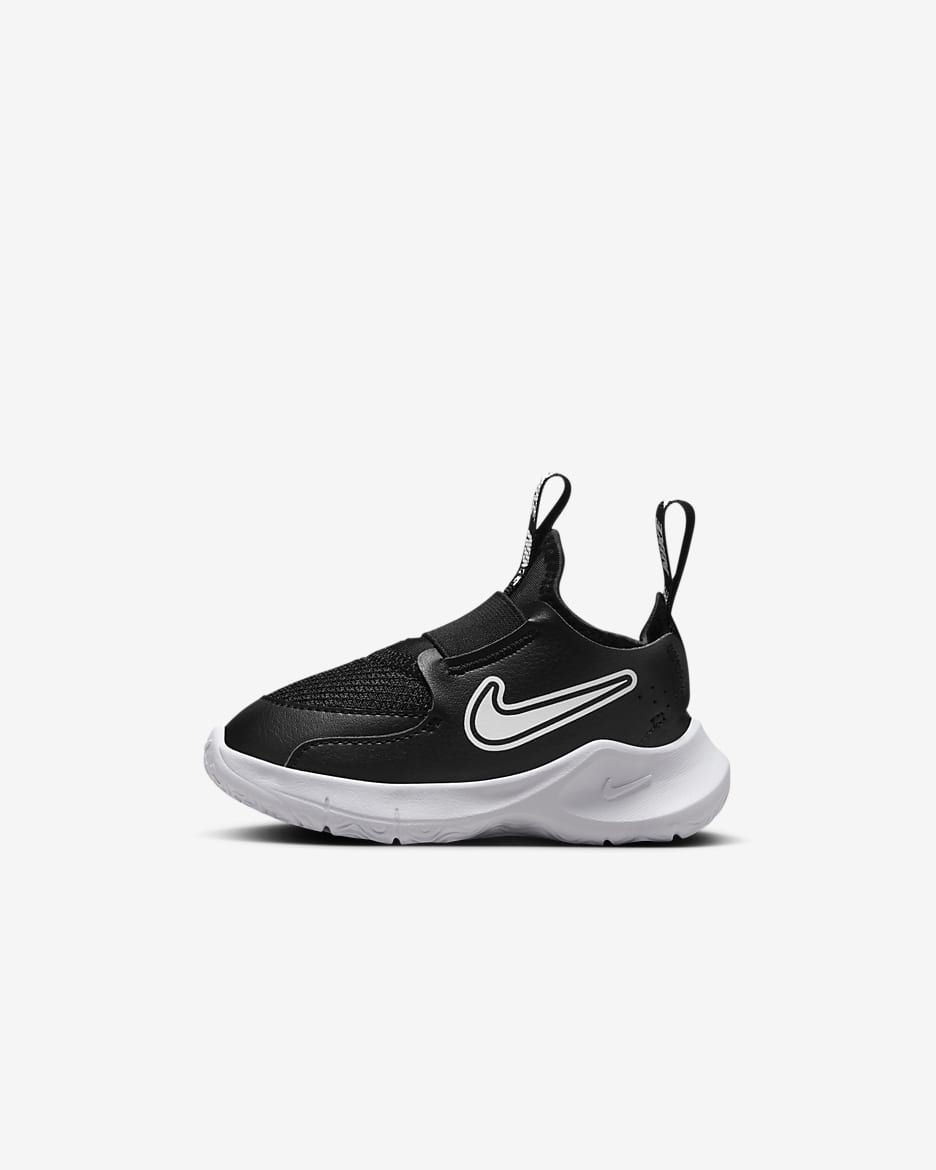 Nike Flex Runner 3 Baby/Toddler Shoes - Black/White