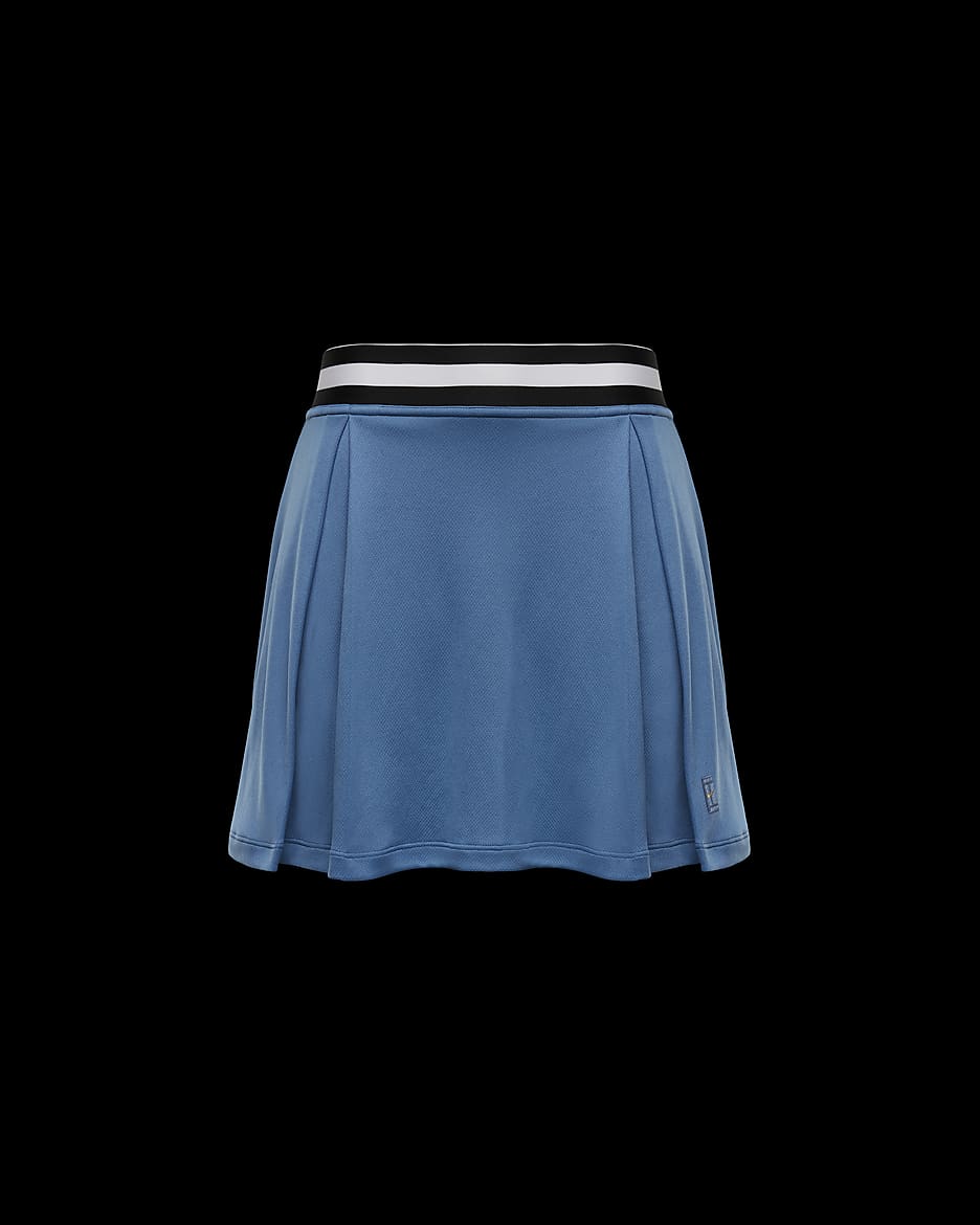 NikeCourt Dri-FIT Heritage Women's Tennis Skirt - Aegean Storm