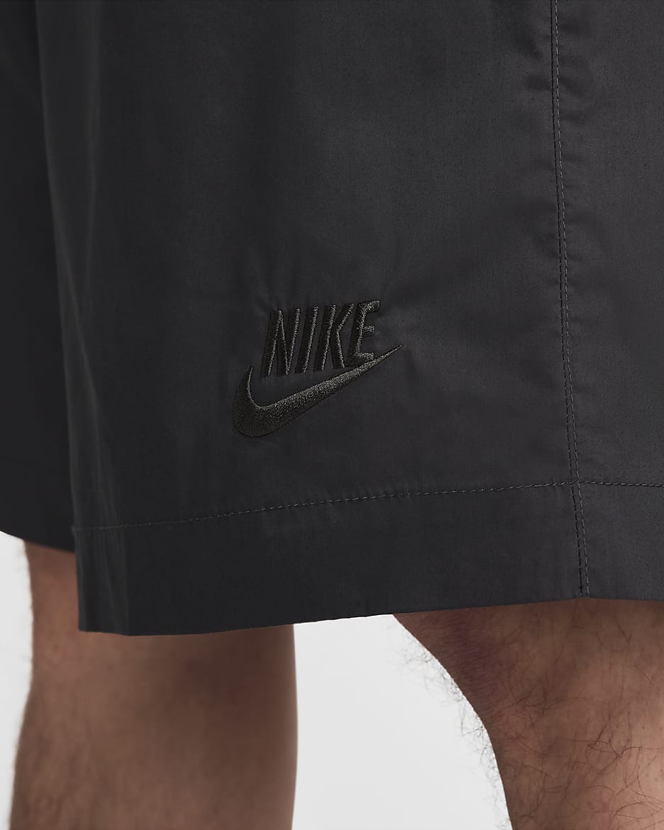 Nike Sportswear Men's Woven Oversized Shorts - Dark Smoke Grey/Dark Smoke Grey