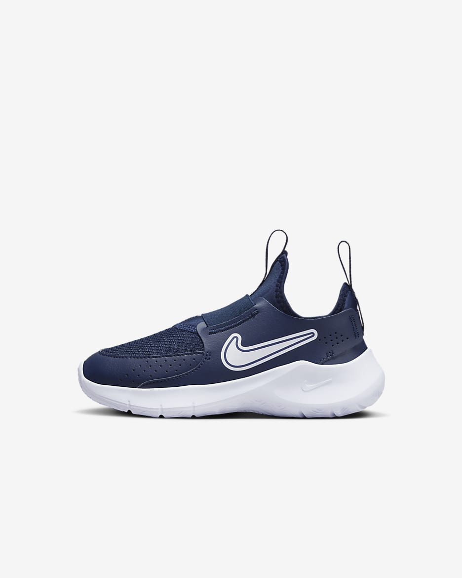Nike Flex Runner 3 Younger Kids' Shoes - Midnight Navy/White