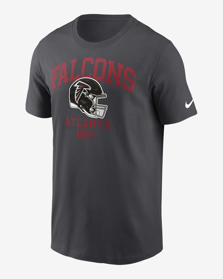 Atlanta Falcons Helmet Essential Men's Nike NFL T-Shirt - Anthracite