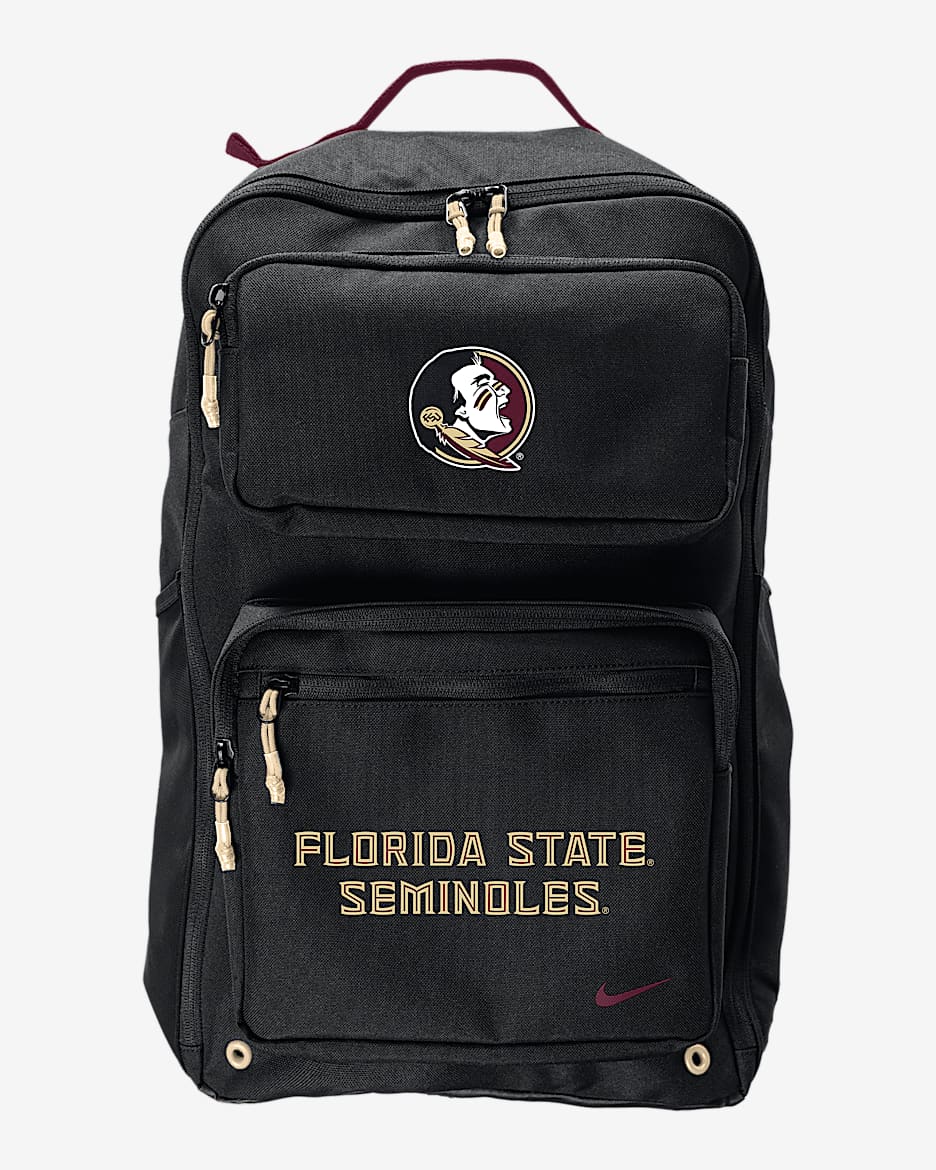 Florida State Utility Speed 2.0 Nike College Backpack - Black