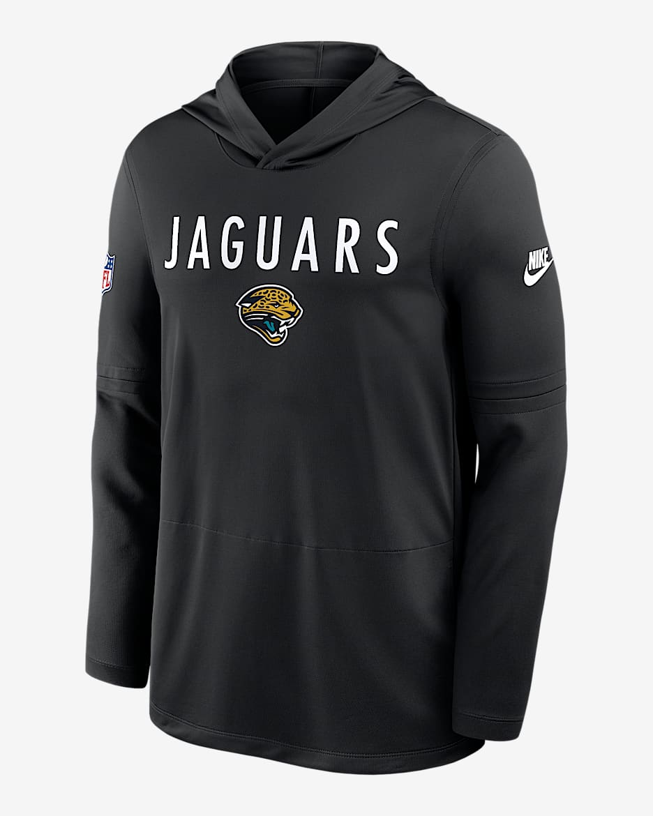 Jacksonville Jaguars Pass Accuracy Men's Nike Dri-FIT NFL Long-Sleeve Hooded Top - Black