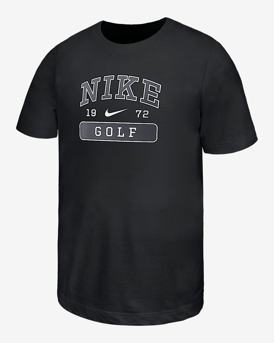 Nike Big Kids' Golf Short-Sleeve T-Shirt - Black