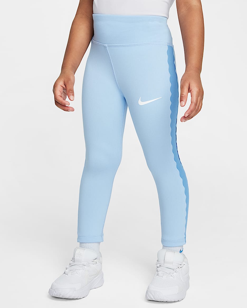 Nike Dri-FIT Swoosh Motion Toddler Leggings - Psychic Blue