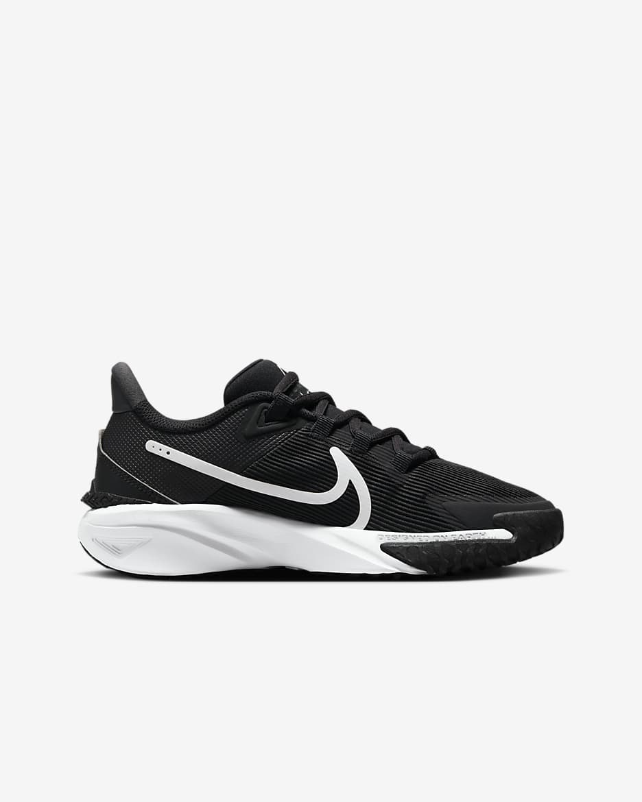 Sapatilhas de running para estrada Nike Star Runner 4 Júnior - Preto/Anthracite/Branco