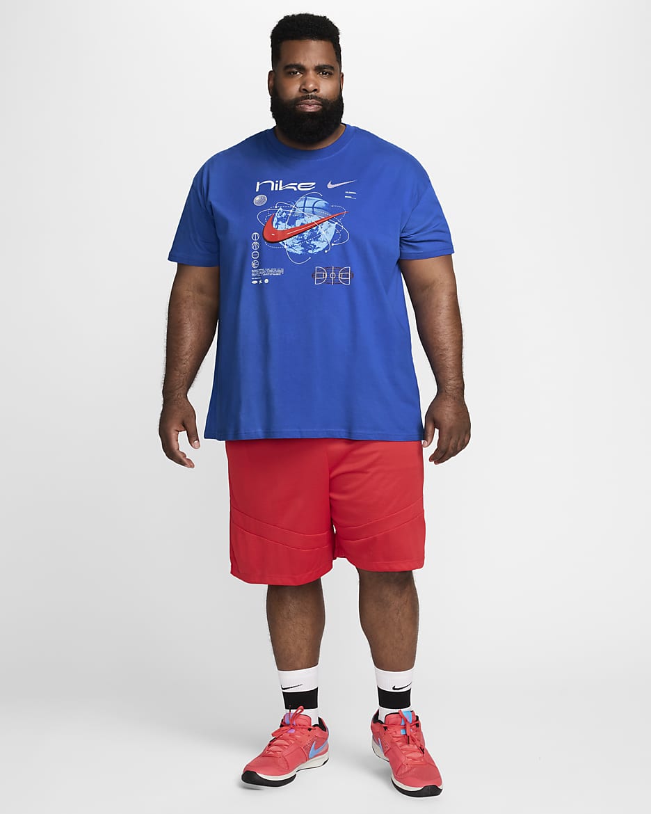 Ανδρικό T-Shirt μπάσκετ Max90 Nike - Game Royal