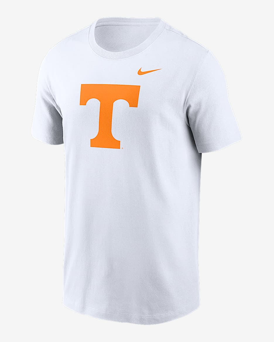 Playera universitaria Nike para hombre Tennessee Volunteers Primetime Logo - Blanco