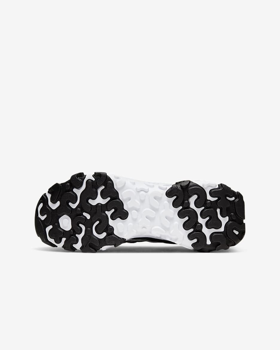 Nike React Vision cipő nagyobb gyerekeknek - Fekete/Fekete/Fehér