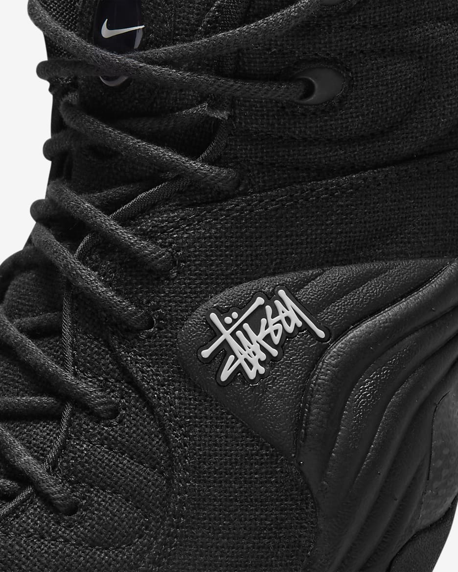 Nike Air Penny 2 x Stüssy Zapatillas - Hombre - Negro/Negro/Blanco