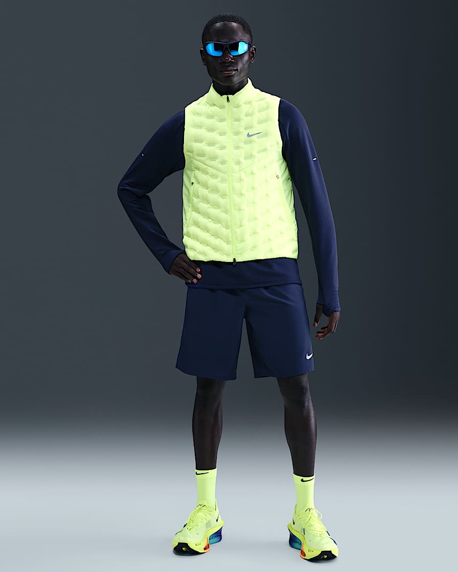 Nike Challenger Men's Dri-FIT 23cm (approx.) Unlined Versatile Shorts - Blue Void/Blue Void/Black