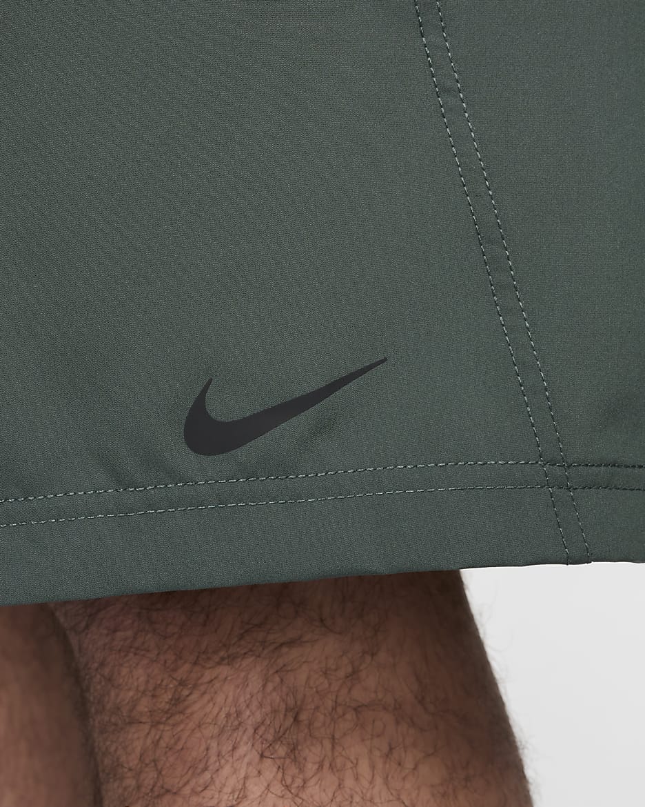 Nike Form Men's Dri-FIT 9" Unlined Versatile Shorts - Vintage Green/Black