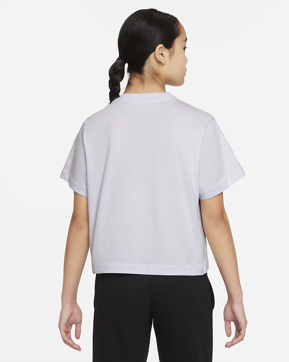 Nike Sportswear 大童 (女童) T 恤 - Football Grey