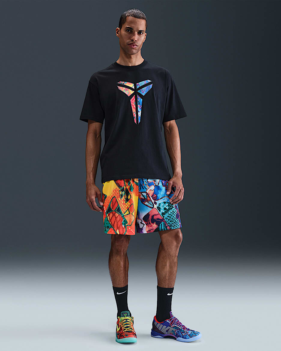 Kobe Nike 6" Dri-FIT Reversible Basketball Shorts - Black/Volt