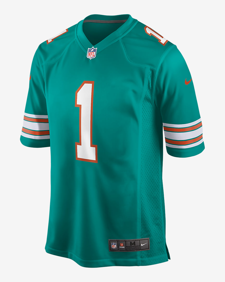 NFL Miami Dolphins (Tua Tagovailoa) Men's Game Football Jersey - Turbo Green