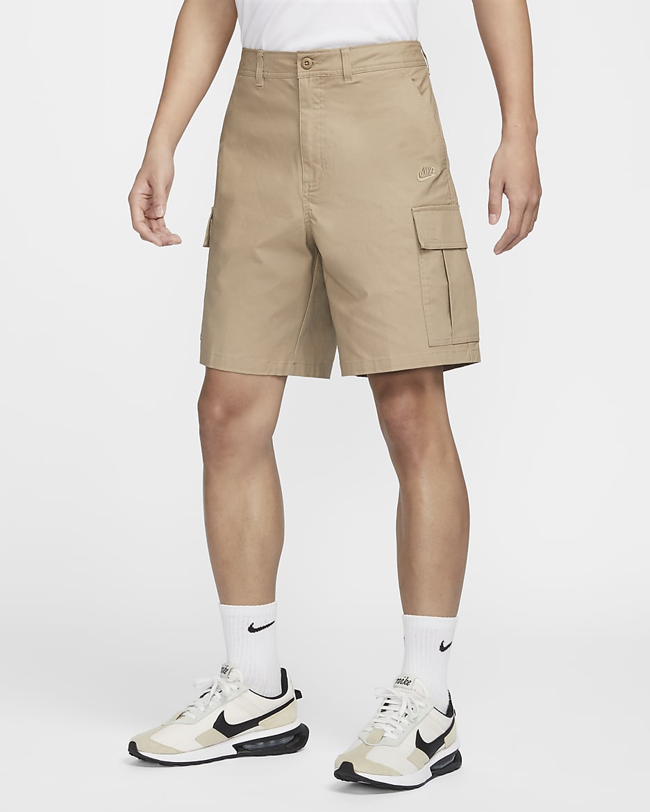 Nike Club Men's Woven Cargo Shorts - Khaki/Khaki