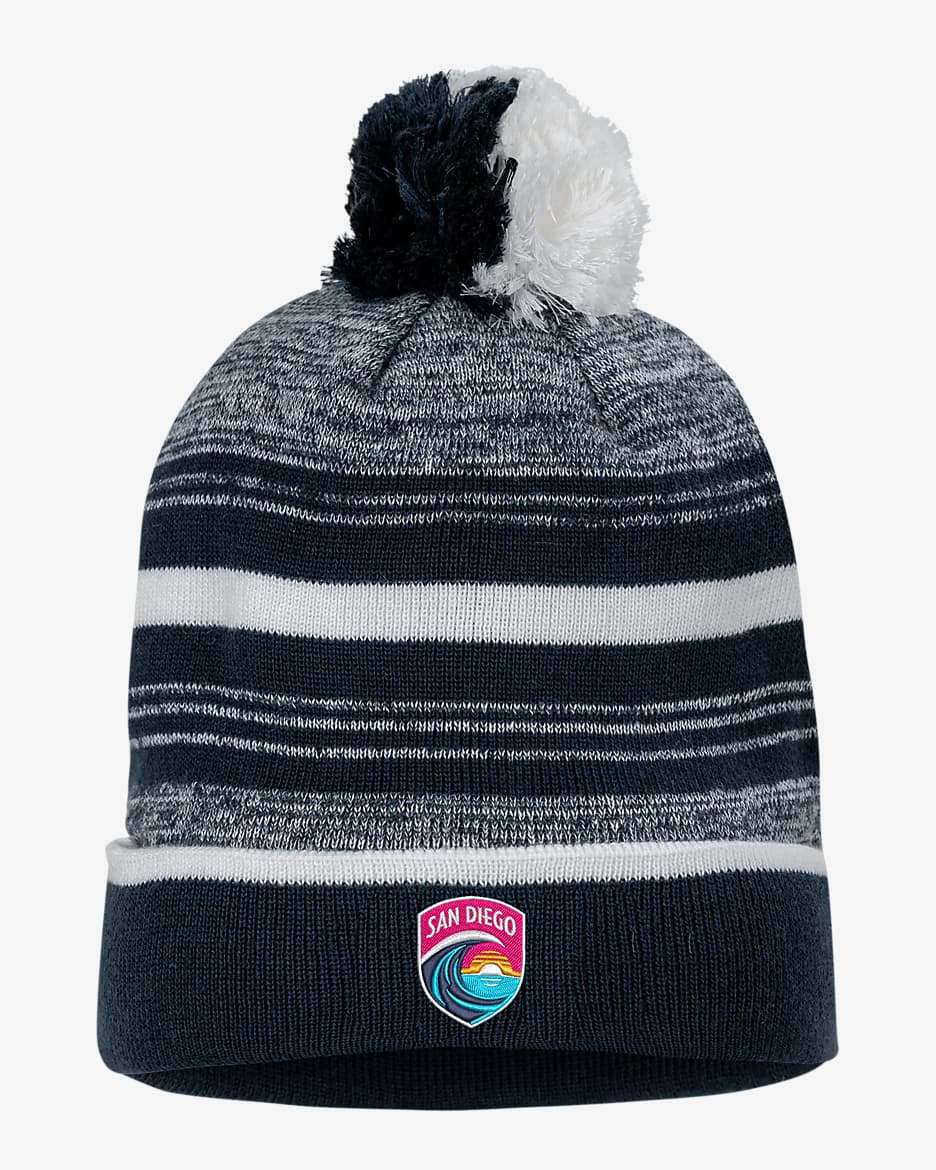 Gorro Nike de la NWSL San Diego Wave FC - Azul marino