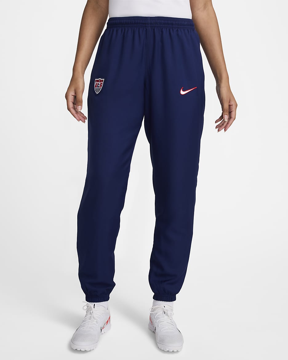 USWNT 1999 Reissue Women's Nike Soccer Replica Track Pants - Loyal Blue/University Red/White