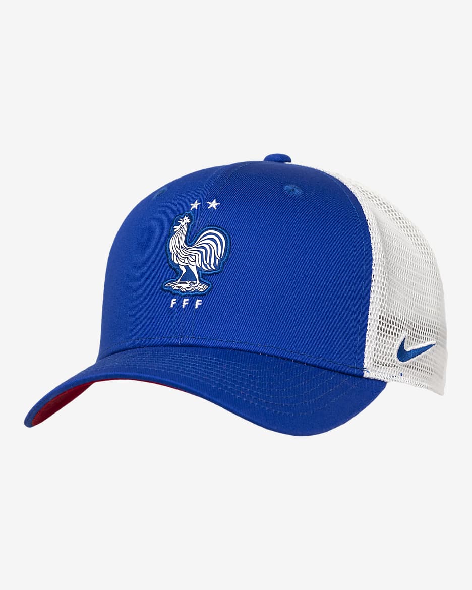 Gorra de rejilla de fútbol Nike FFF Classic99 - Royal juego