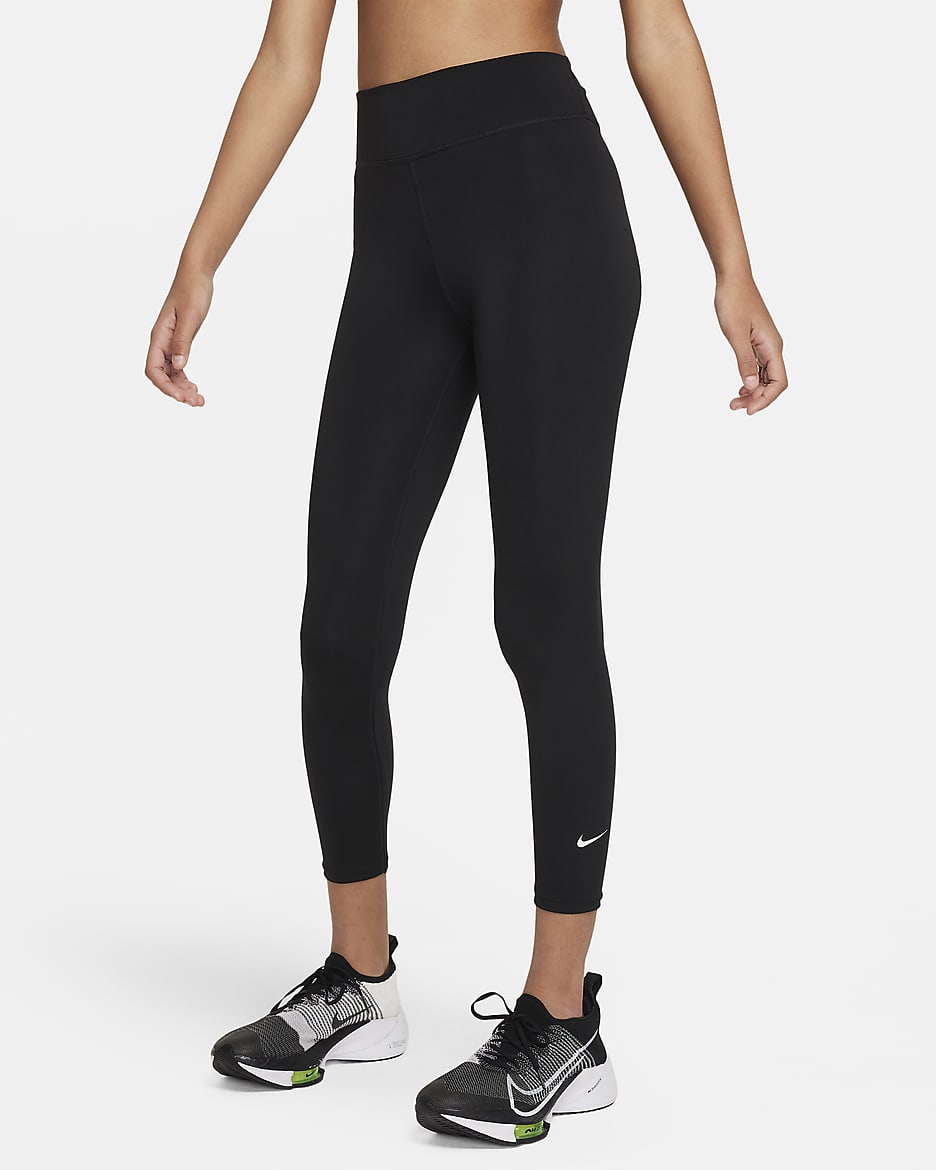 Nike Dri-FIT One Legging voor meisjes - Zwart/Wit