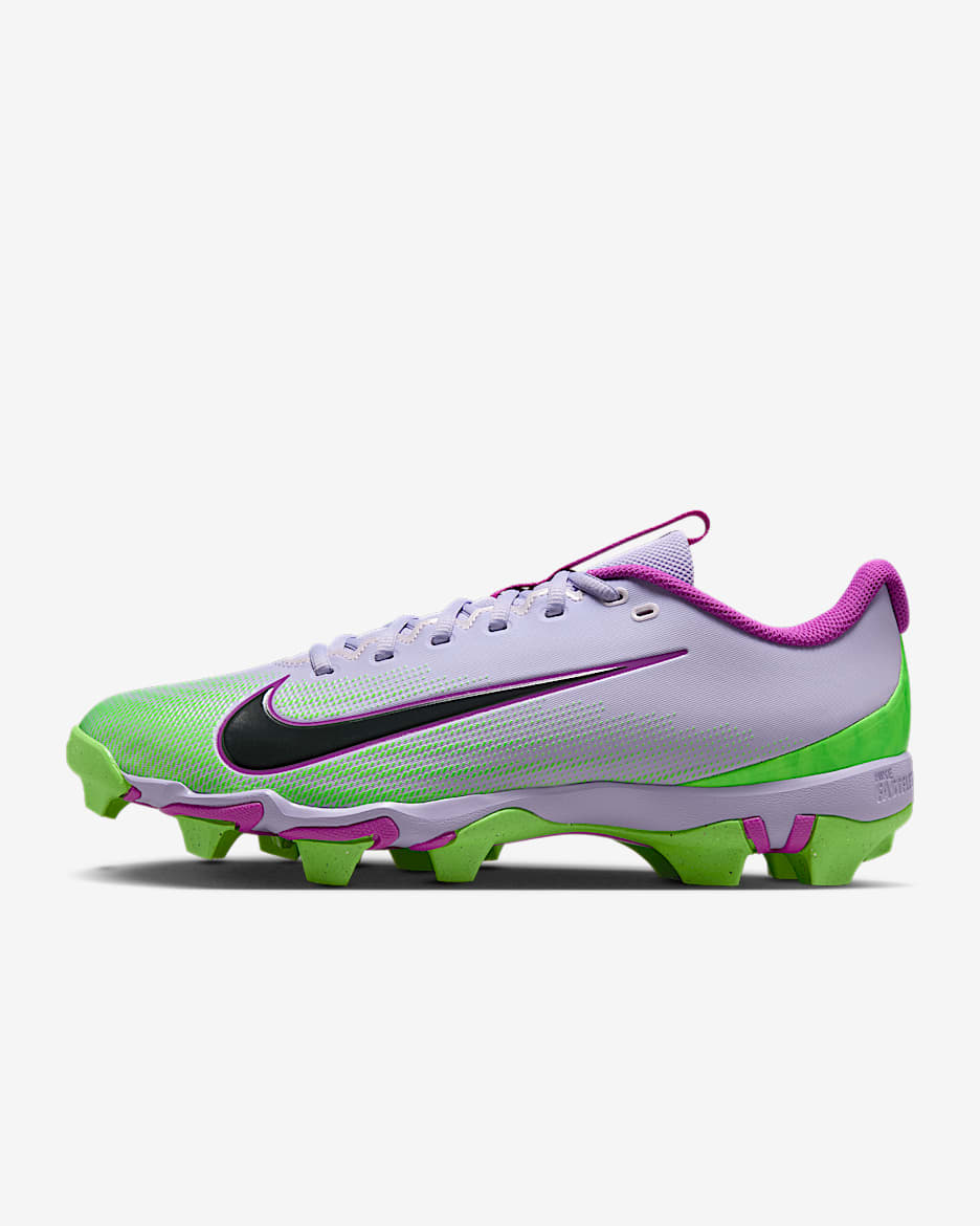 Tacos de fútbol americano Nike Vapor Shark 3 - Hortensias/Verde strike/Muñeca/Gris humo oscuro