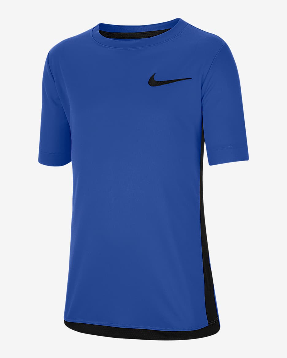 Prenda superior manga corta para niño talla grande Nike Dri-FIT - Royal juego/Negro/Negro