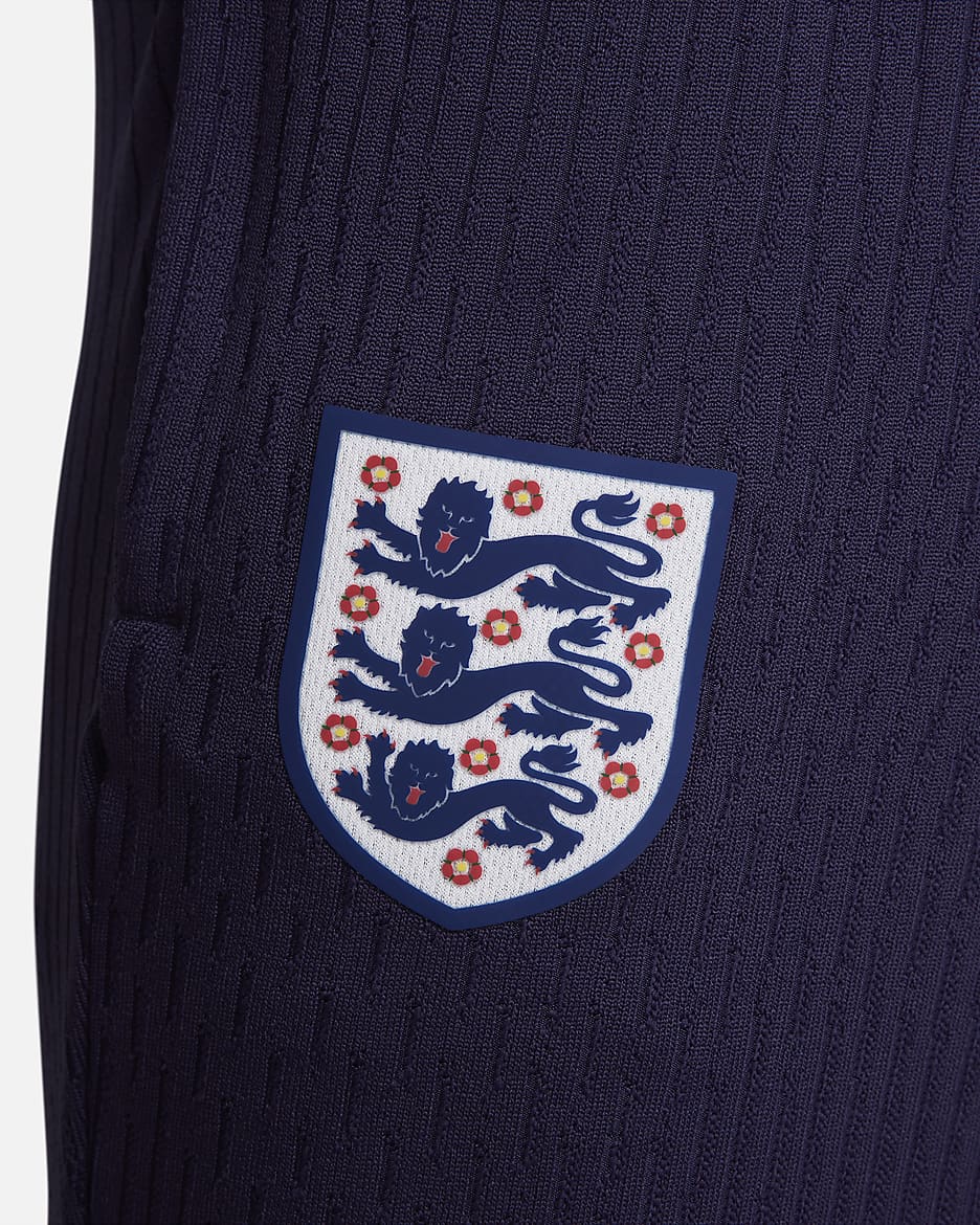 England Strike Elite Nike Dri-FIT ADV strikket fotballbukse til herre - Purple Ink/Hvit