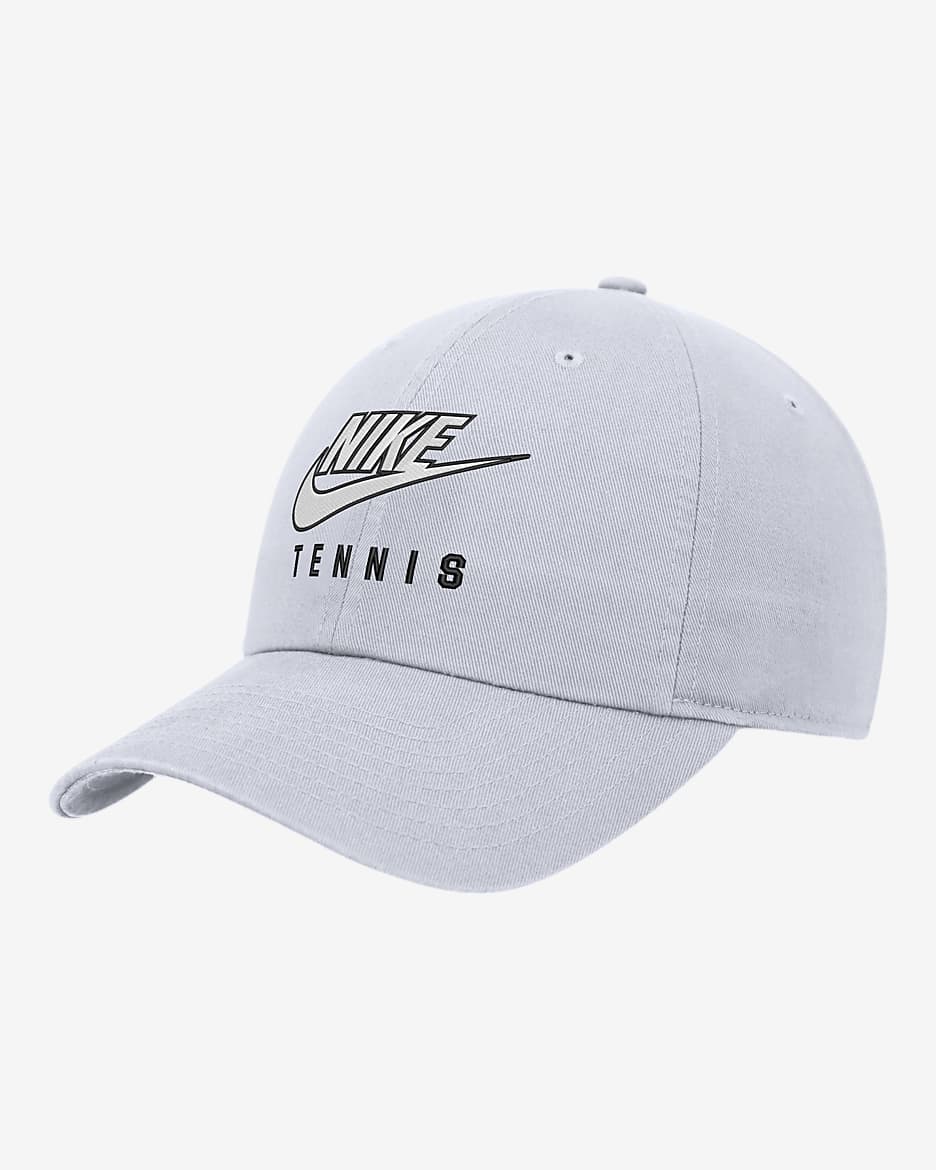 Gorra de tenis sin estructura Nike Club - Blanco