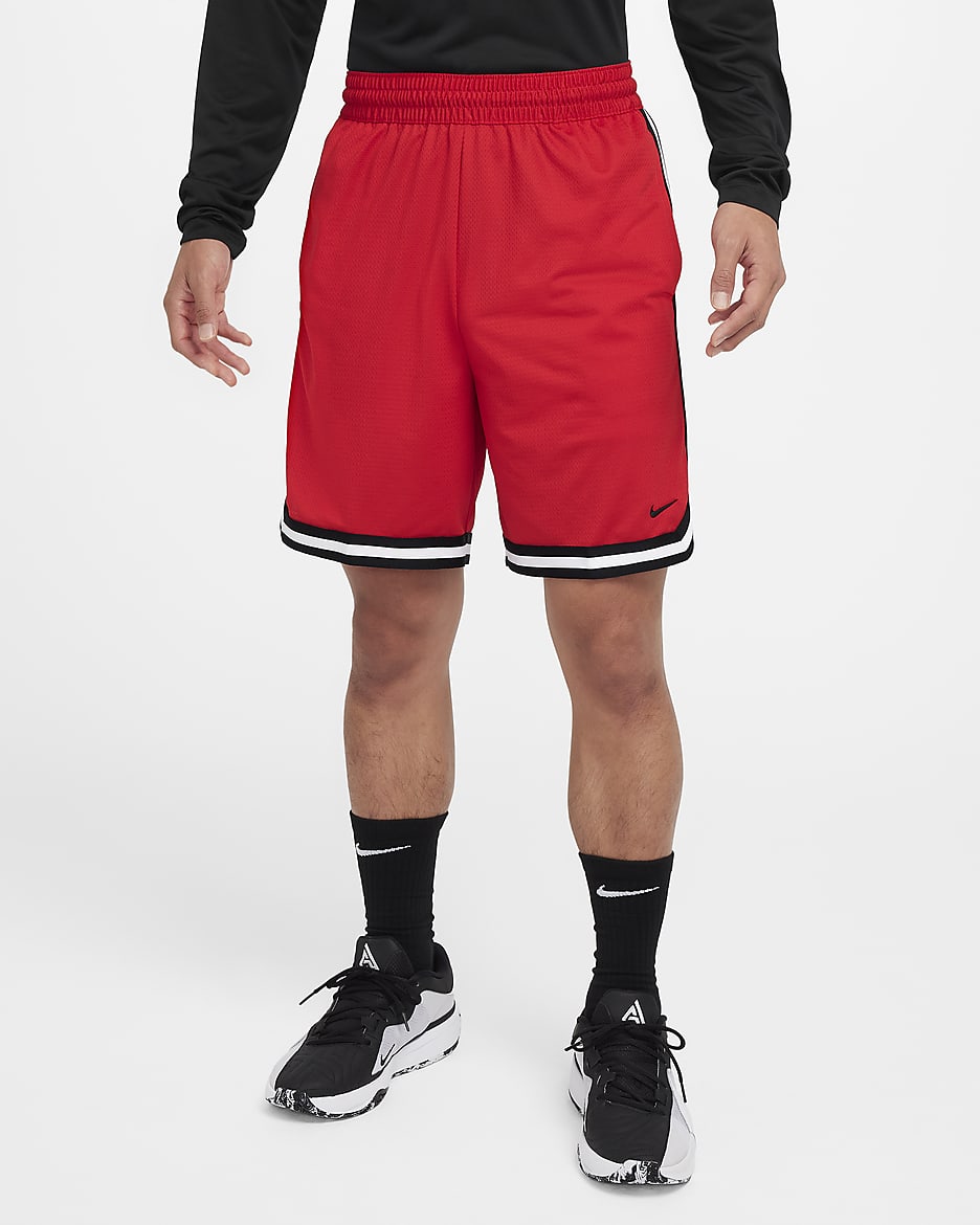 ナイキ DNA メンズ Dri-FIT 21cm バスケットボールショートパンツ - ユニバーシティレッド/ブラック/ブラック