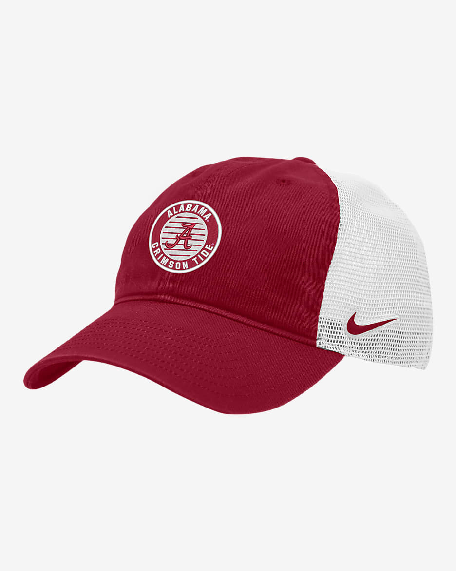 Alabama Heritage86 Nike College Trucker Hat - Crimson