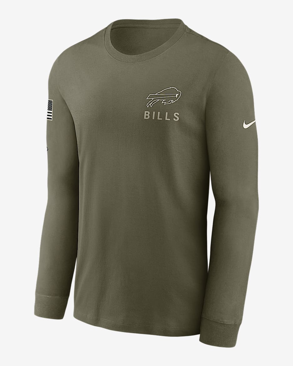 Buffalo Bills Salute to Service Men's Nike NFL Long-Sleeve T-Shirt - Olive