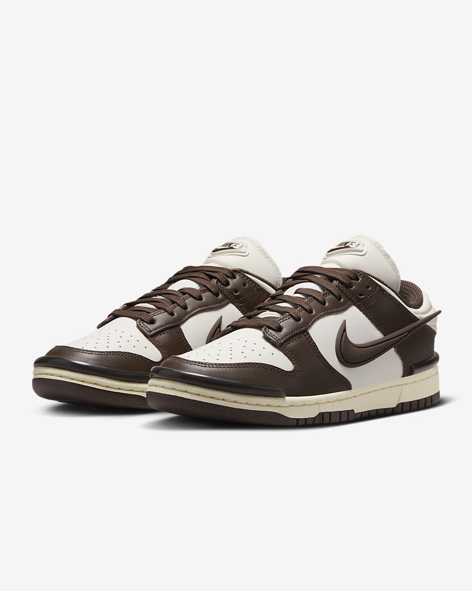 Chaussure Nike Dunk Low Twist pour femme - Phantom/Coconut Milk/Baroque Brown