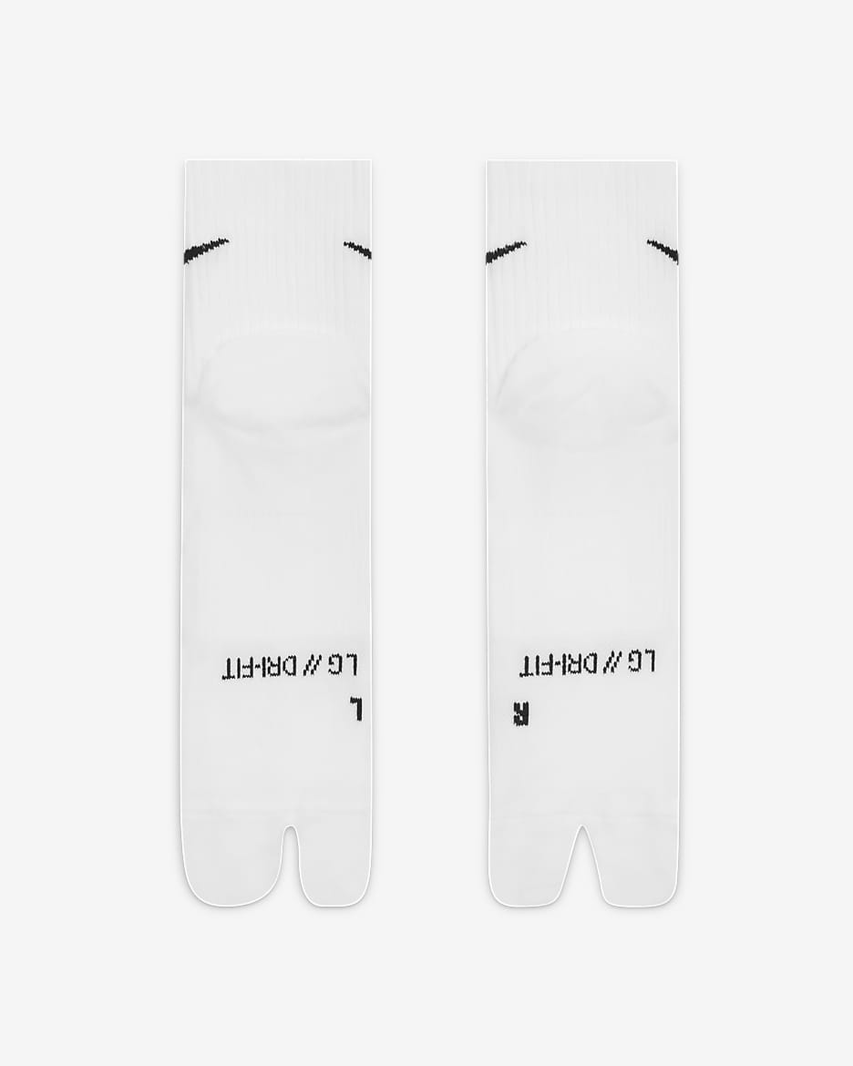 Nike Everyday Plus Lightweight Ankle Split-Toe Socks - White/Black