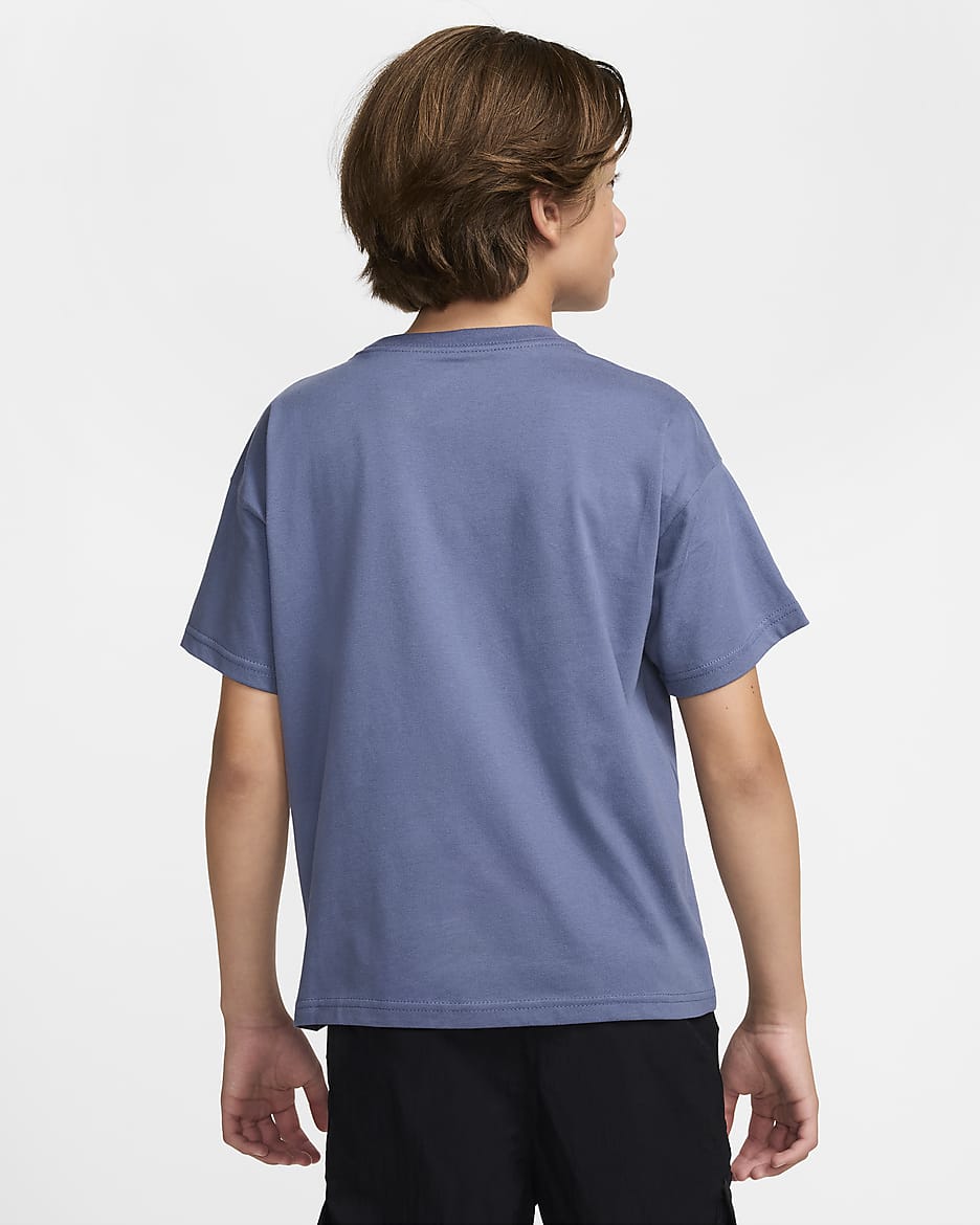 USA Big Kids' Nike Breaking Max90 T-Shirt - Diffused Blue